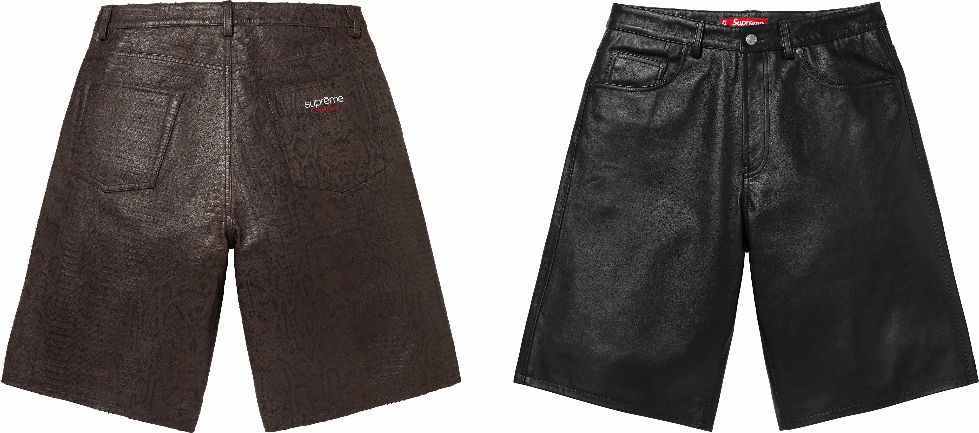 Baggy Leather Short